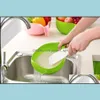 Outras ferramentas de cozinha Filtro de lavagem de arroz filtro de pl￡stico criativo feij￵es de ervilhas de limpeza de ervilhas usef ferramenta conveniente LXL1103 Drop delliv otxsf