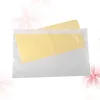 Embrulho de presente 100pcs bolsas de correspondência bolsas de embalagem envelopes transparentes selagem clara transparente