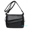 Avondtassen zachte pu dames flap schoudertas lente zomerkwaliteit crossbody messenger solide kleur vrouwelijk winkelen