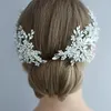 Headpieces TRiXY Wedding Hair Clips For Women Rhinestone Barrette Bridal Handmade Accessories Hairpins Girl Party Ceremony Prom