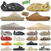 Kanye West yeezy yezzy yeezys Slide Foam Runner slider Clog Slipper Sandal Fashion Slipper Women Mens bone Beach shoes