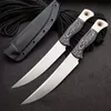 Promotion 15500-1 Survival Straight Hunting Knife S45VN Satin Blade Full Tang G10 Handle Fixed Blades Knives With Kydex