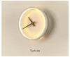 2022 Modern LED Clock Wall Lamps For Bedside Corridor Aisle Hotel Living Room Foyer Kitchen Porch Lights Luminaria Indoor Lighting