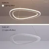 Taklampor geometriska vardagsrumslampa Deluxe Master Bedroom Simple Modern Atmosphere Light Luxury Pendant Nordic Headligh