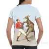 Herren T-Shirts Circus Serie Boxing K￤nguroo M￤nner T-Shirt Frauen ￼berall ￼ber Druck Mode Hemd Hemd Boy Tops T-Shirts Kurzarm T-Shirts