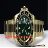 Montre-bracelet de luxe nouveau saphir vert Index 116718 II céramique automatique montre pour hommes montres boîte d'origine Files218T