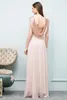 Party Dresses Long Evening Women Elegant Formal Dress Prom Gown Rose Gold Reflective Ship Within 24 Hours Real Pos