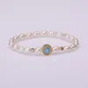 Bracelets porte-bonheur bijoux en perles étiquette coeur multi-style accessoires connecteur cuivre micro-incrusté Zircon unisexe Bracelet jonc pour femme