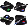 NC024 Hookah Oil Rigs Glass Bong Hand Pipes 510 Titanium Quartz Ceramic Nail Tip Zipper Case Smoking Pipe