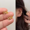 Mode Gold Perle Ohr Clips Ohr Manschette Für Frauen Männer Nicht-Piercing Gefälschte Knorpel Clip Ohrringe Großhandel Schmuck