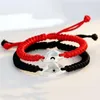 Bedelarmbanden handgemaakte gevlochten touw snaar armband verstelbare armband sieraden gekoppeld paar voor geliefden vrouwen mannen valentijnsdag cadeau