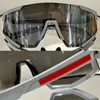 Мужские и женские спортивные солнцезащитные очки SPS04W Linea Rossa Impavid Glasses Нейлоновая оправа спереди с прорезиненными линзами цвета черного кедра 100 UVAU3297761