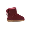 Botas Crianças Botas Austrália Bota de Neve Designer Crianças Sapatos Inverno Clássico Ultra Mini Boot Botton Bebê Meninos Meninas Ankle Booties Kid Fur Sued Eky