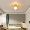 Ceiling Lights 2022 Nordic Light Luxury Entrance Porch Sun LED Aisle Lighting Bedroom Home Decoration Lamp