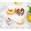 Bakeware Tools 3 Tier Cake Stand Plates European Wedding Party Food Storage Tray Plastic Three-tier Fruit Snack Candy