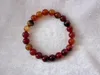 Strand 4pcs atacado Beautiful Natural Dream AGate Jade 8mm/22 Breads Jóias Bracelet