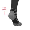 Men's Socks YUEDGE Women's Professional Breathable Cushion Knee High Long Running Compression