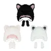 Berets dames cartoonbeer oor vorm faux hoed pluizige winter warmer pluche cosplay cap geschenken voor vriendin tieners