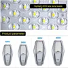 Edison2011 Super Quality LED Solar Street Lamp Light High Brightness 2835 IP65 Outdoor Road Lights For Garden Yard with Pole