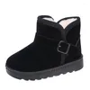 Bottes hiver enfants neige en peluche chaud filles cheville mignon haut coton chaussures garçons marche baskets bébé enfant enfant en bas âge chaussure