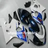 Kit carena Racing blu bianco ABS per SUZUKI 2004 2005 GSXR 600 750 K4 GSXR600 R750 04 05 moto parts252P