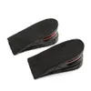 Unisex 2 Layer Heel Insoles Invisible Increase 5 cm Height Taller PVC Insole Shock Air Cushion Black Half Yard Pad Feet Care265q
