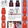 2021 Illinois Fighting Illini Basketball Jersey College Ayo Dosunmu Kofi Cockburn White Orange Blue All Stitched