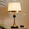 Lampy stołowe nordycka złota lampa nowoczesne biurko do salonu sypialnia nocna studia