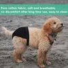 Vêtements pour chiens couche respirante pantalon physiologique confortable sécurité pour animaux de compagnie sous-vêtements réglables pour chiens mâles femelles