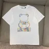 여자 티셔츠 여름 패션 짧은 슬리브 티셔츠 mens 스웨트 셔츠 만화 인쇄면 티셔츠 모시 디자이너 Tshirt 남자 여자 캐주얼 풀오버 티 4xl 5xls