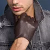 five fingers gloves Male Breathable Soft Fashion Classic Goatskin Autumn Unlined touch