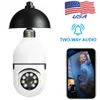 360 ° Panoramische camera 1080P Wireless WiFi Ir IP Cam Home Beveiliging Indoor E27 Bulb Camera Baby Monitor Night