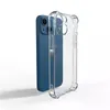 iPhone 14 13 12 11 Pro Max XR XS X 8 7 Plus ShockProof Electroplated Silver Buttonフルカメラ保護カバーシェルのためのスペースクリアクリアアクリル装甲電話ケース