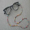 Lunettes de soleil masquage chaînes pour femmes acrylique perle cristal lunettes chaînes longe verre nouveaux bijoux de mode