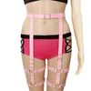 Seks speelgoed Masager speelgoed Toy Unisex Nieuwe Design Night Club Gothic Punk Leather Y Bondage Banden Body Leather Harness Belt Fetish been Garden Cvre Xu71