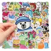 50 pièces autocollants de planche à roulettes Graffiti animaux de bande dessinée pour voiture ordinateur portable Ipad vélo moto casque PS4 téléphone enfants jouets bricolage décalcomanies PVC bouteille d'eau autocollant