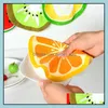 Other Housekeeping Organization Children Handkerchief Dish Cloth Lovely Fruit Print Hanging Kitchen Hand Towel Microfiber Towels C Otlfp