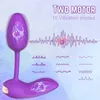 Giocattolo sessuale indossabile Gunwai vibratore multiuso - Clitoride remoto Ruby Quiet con proiettile per giochi pubblici 10 vibrazioni intense Panty unico Z90U