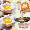 Bakning formar bakverk deg manipulationssats diy cupcakes biscuit mögel donut lks99