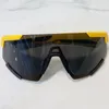 Herrenmode-Sportsonnenbrille SPS 04W Damen PRA Linea Rossa Impavid Brille Wrap Nylon schwarzer Rahmen Schiefergläser 100 % UVA/UVB-Schutz GRÖSSE 139-125 mit Originalverpackung