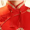 Ethnische Kleidung im chinesischen Stil Kleid Damen Slim Party Abend Lange Cheongsam Hochzeitskleid Luxus Hochzeit Qipao Mode Kleidung Vestidos