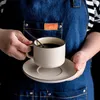 Kaffeeee Sets Nordic Matte Set Home Retro Nachmittag Duft Cup Keramik