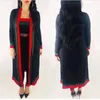 Ethnic Clothing Women Tracksuit Costumes African Dashiki Suit Big Elastic Autumn Design Long Sleeve Nice Bazin For Lady 1
