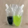 500pcs doypack 250ml 350ml 420ml 500ml plastic stand up spout spout stage capt beverage beverage spout spout acout pouch
