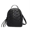 Discount fashion top backpack classic G female backpack PU leather designer school bag270l