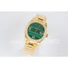 Scatola originale Orologio da donna 31mm Datejust Oro 18 carati Diamanti Quadrante verde Orologi Acciaio automatico Meccanico Orologio da polso in vetro zaffiro di alta qualità Regalo