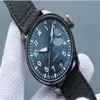 Factory Luxury Wristwatches IW502003 Automatic Mechanical Mens Watch Watches 47mm brand pilot wristwatches blue Dial252H