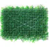 Flores decorativas Painel de hedge artificial Planta de parede de parede de parede Fence Screen Faux Grass Backdrop para o jardim de paisagismo verde