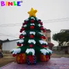 Arbre de Noël gonflable géant de 8m pour des idées extérieures de partie de nouvelle année de décoration d'événement