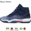 Cherry 11 Chaussures de basket-ball rouges 11s Midnight Navy Cool Grey 25e anniversaire 72-10 Low Bred Pure Violet 6 6s Georgetown UNC Home Mens Womens Sneakers Trainers